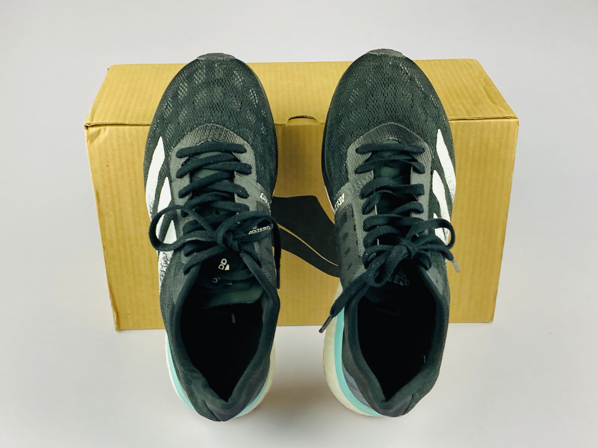 adidas Wmns Boston 9 'Core Black/Cloud White/Clear Aqua' fy0342-Running-Athletic Corner