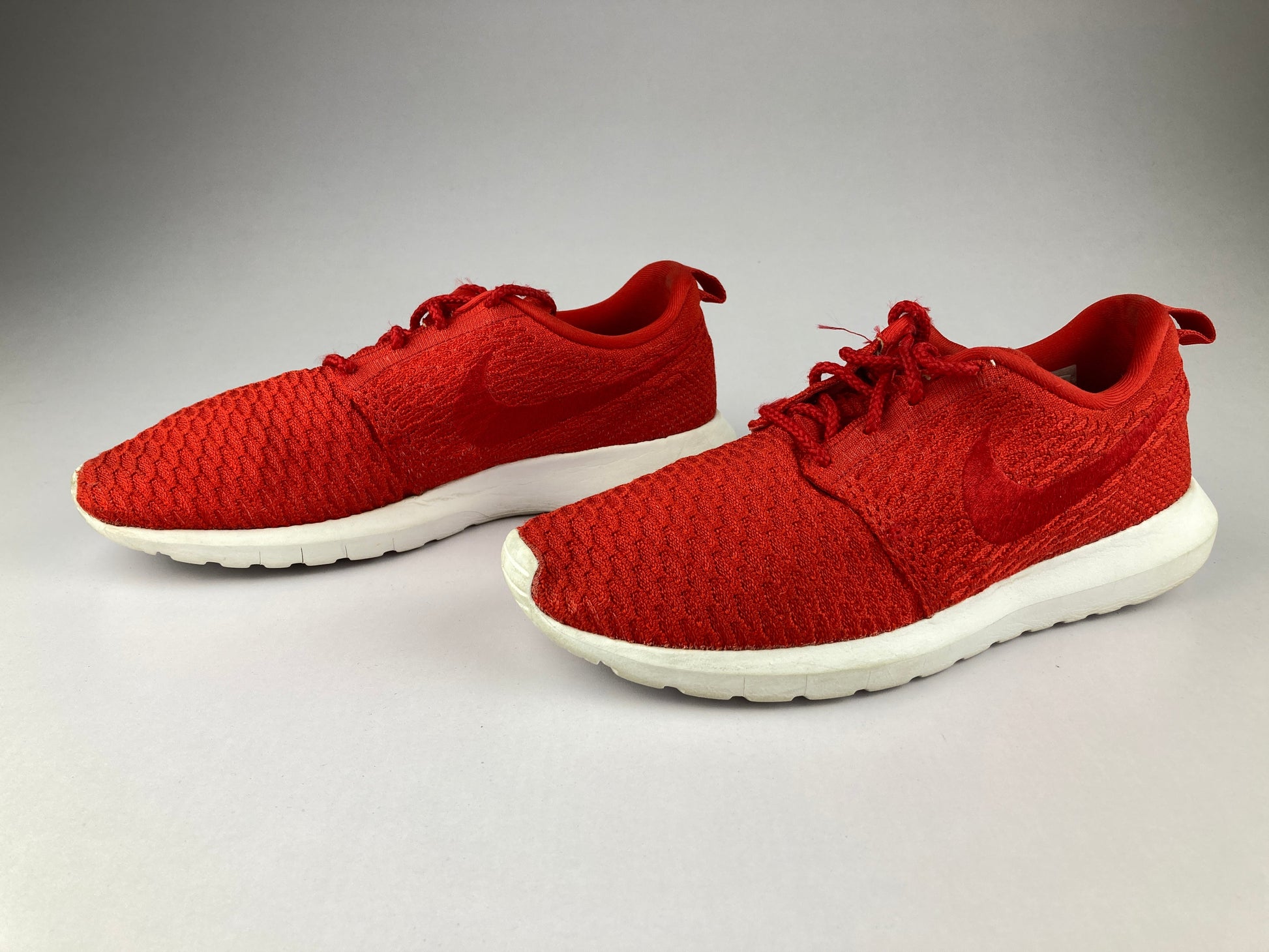 Nike Roshe NM Flyknit 'University Red/White' 677243-603-Running-Athletic Corner