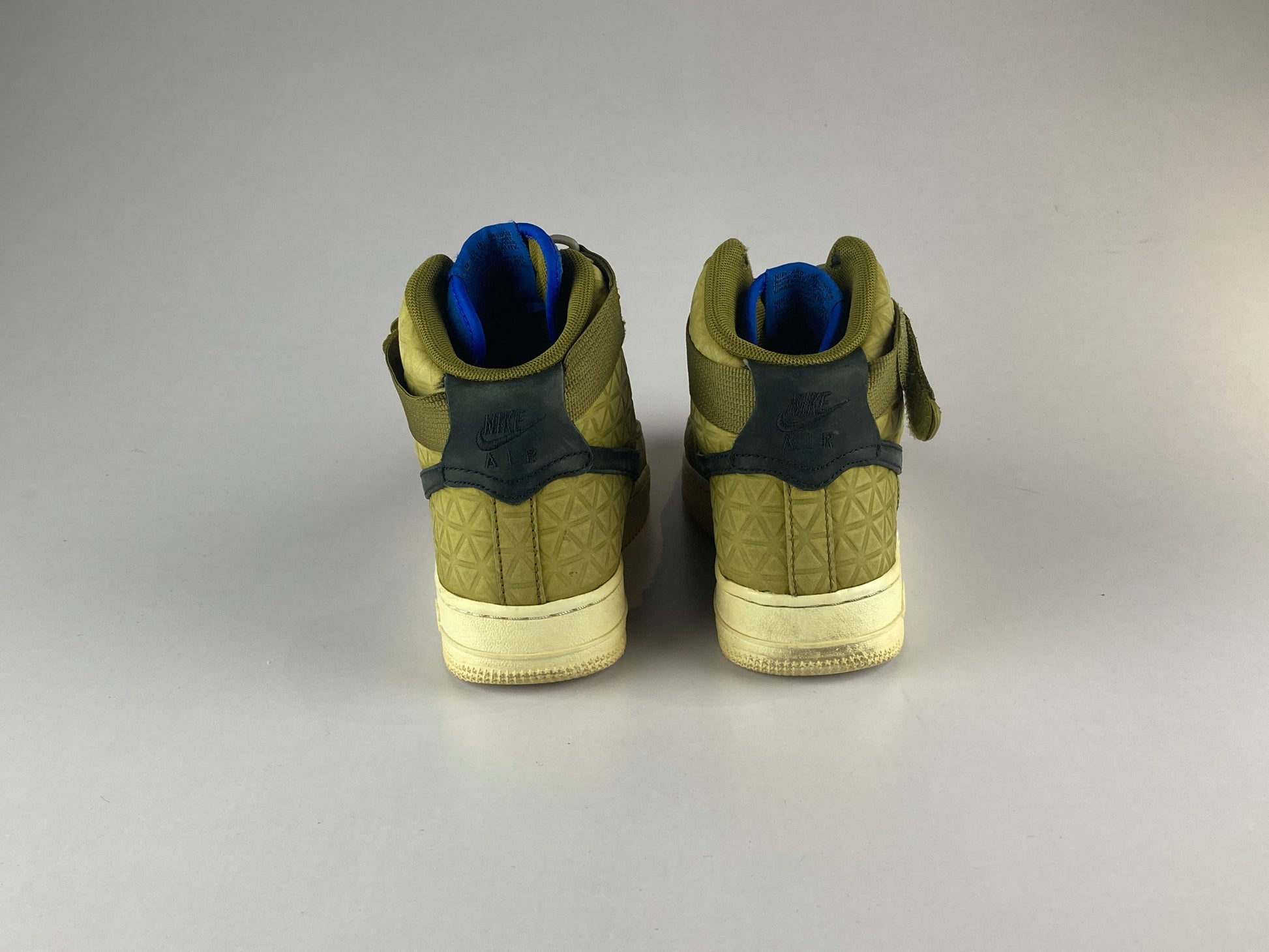 Nike Wmns Air Force 1 Hi Premium Suede 'Olive Flak/Black/Midnight Turquoise'-Basketball-Athletic Corner